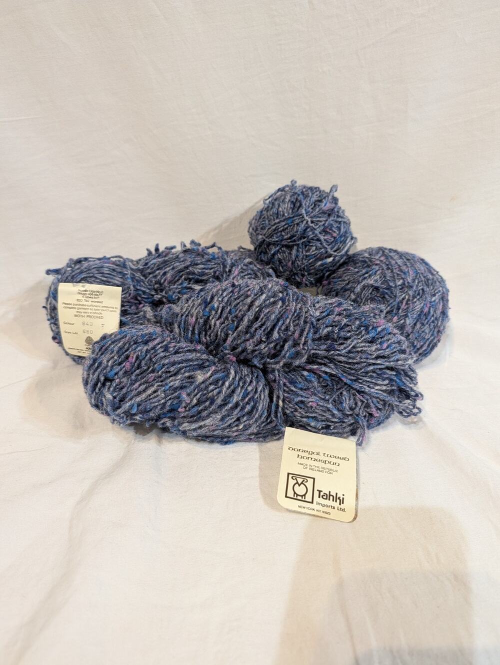 TAHKI DONEGAL TWEED HOMESPUN 100% Wool 3.5oz COL 843